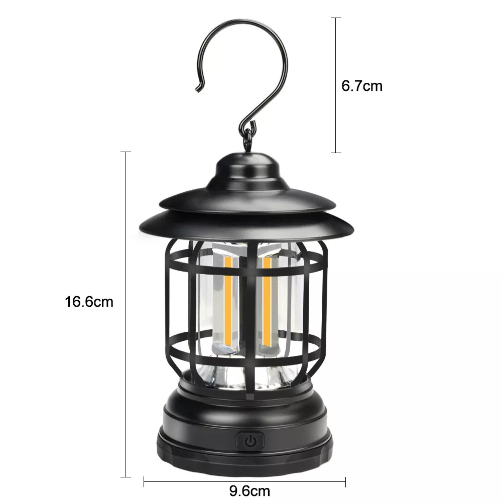 Cheap Goat Tents Outdoor Camping Tent Light Multifunctional Retro Camping Horse Light Cob Emergency Portable Light USB Charging   